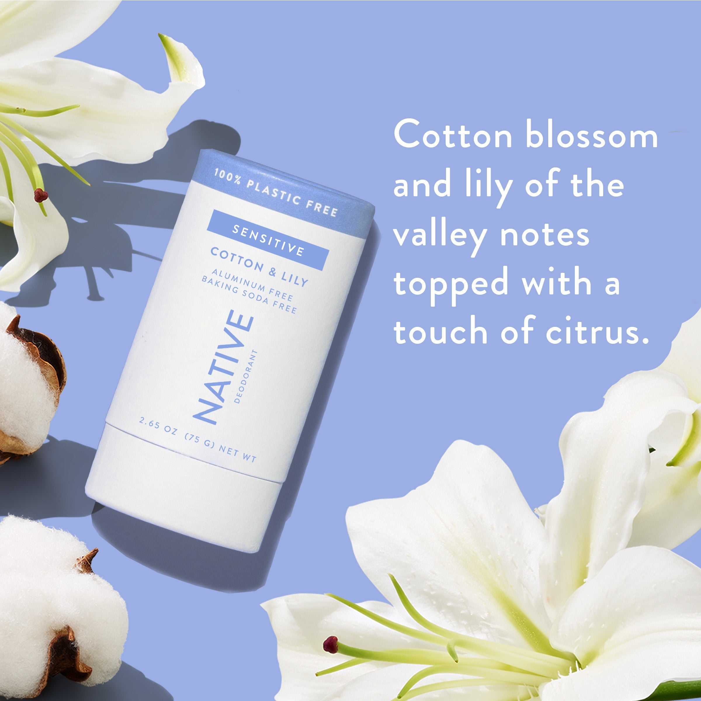 Plastic Free Sensitive Deodorant Stick - Image 2